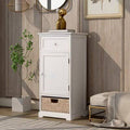 Solid Wood 1-Door Accent Cabinet Espresso S6473