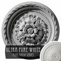 11 1/2x22OD x 1x22P Ultra Pure White Ceiling Medallion V63245