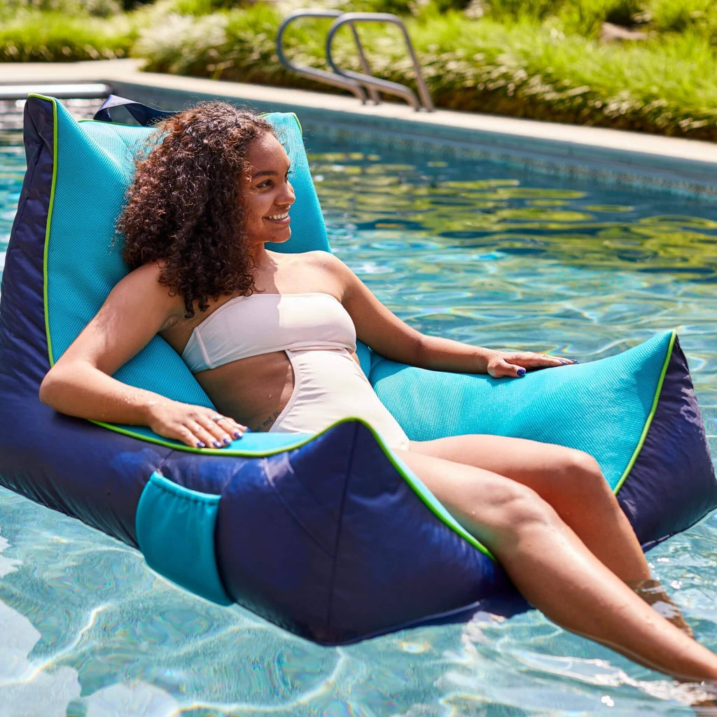 Navy Aqua Pool Float I816508