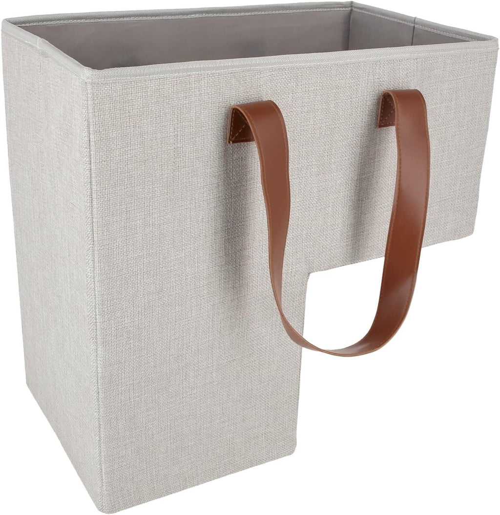 Natural Beige Stair Basket with Handles, Pack of 2 B882314