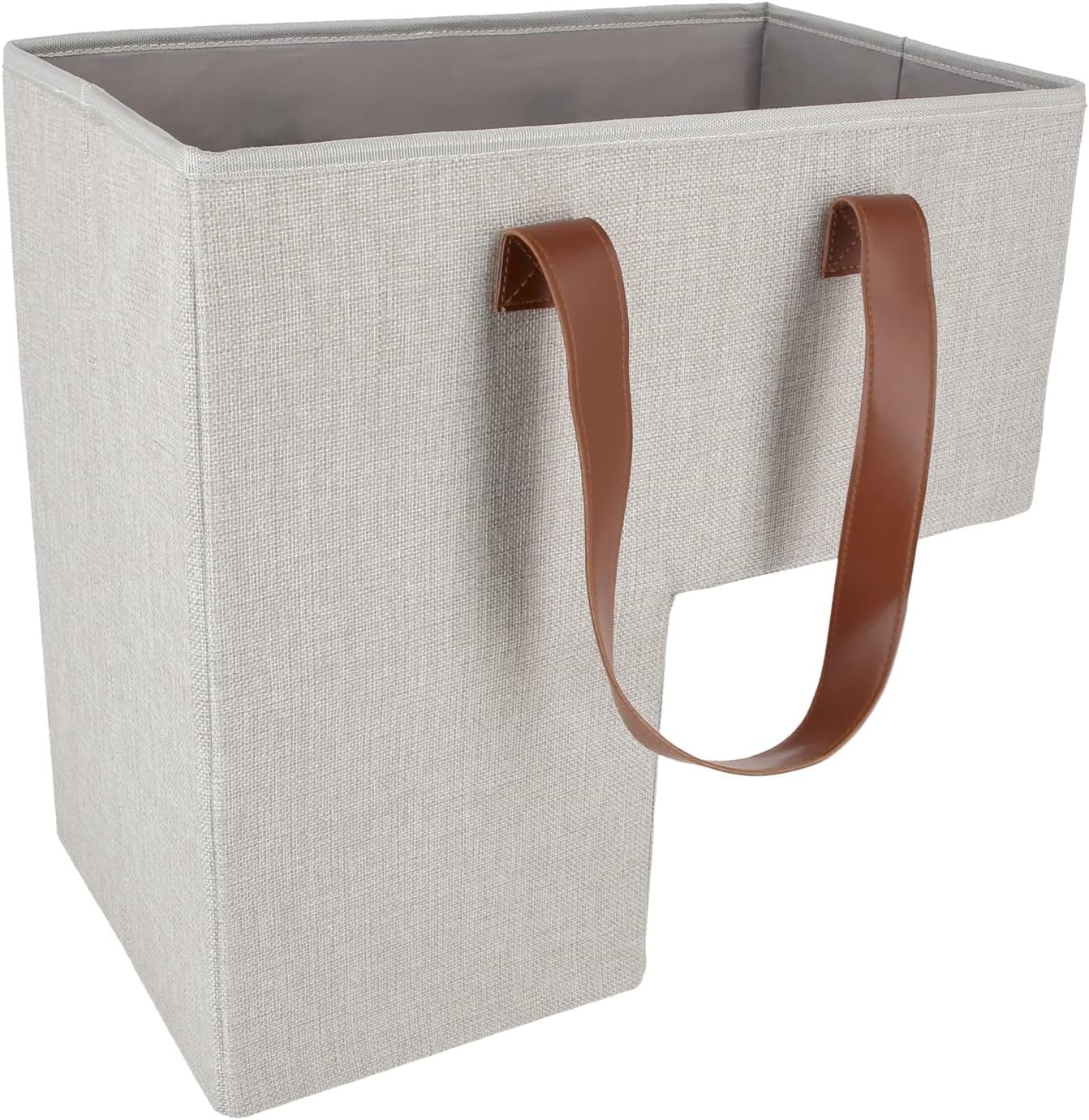 Natural Beige Stair Basket with Handles, Pack of 2 B882314