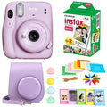 Instax Mini 11 Camera Lilac Purple Film Frames Case Bundle C9591
