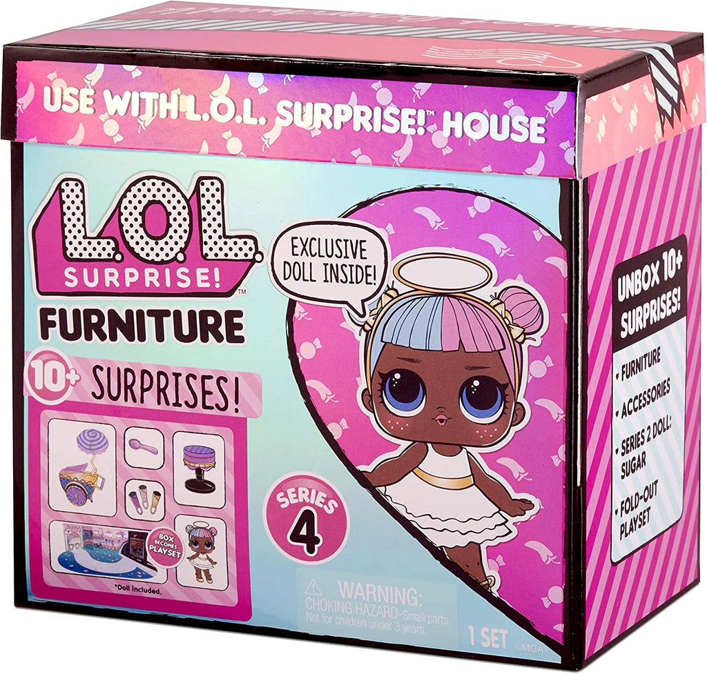 Doll Candy Cart Furniture Set with Sugar Doll and 10+ Surprises P2128