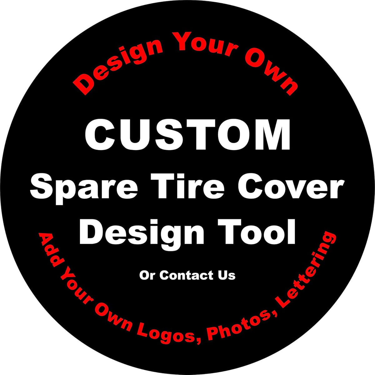 Heavy Duty Spare Tire Cover with Camera Opening A573190