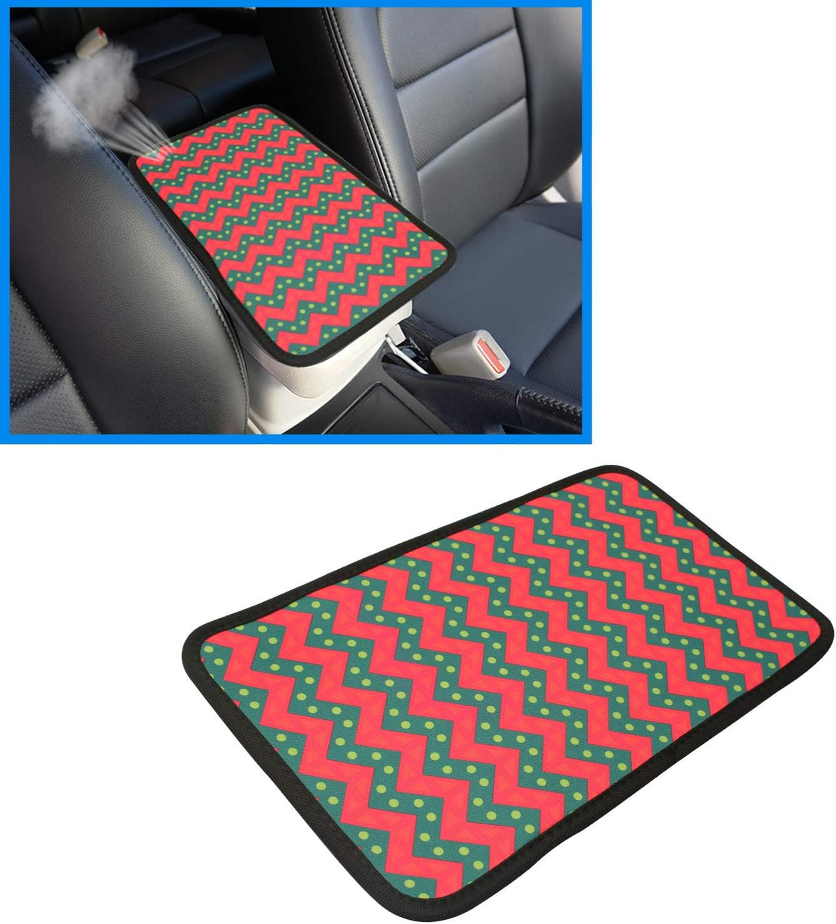 Waterproof PU Car Center Console Armrest Cover X7488