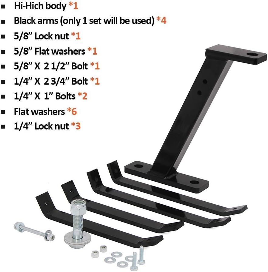 Lawn Mower Towing Hitch Kit Pack of 2 O194832