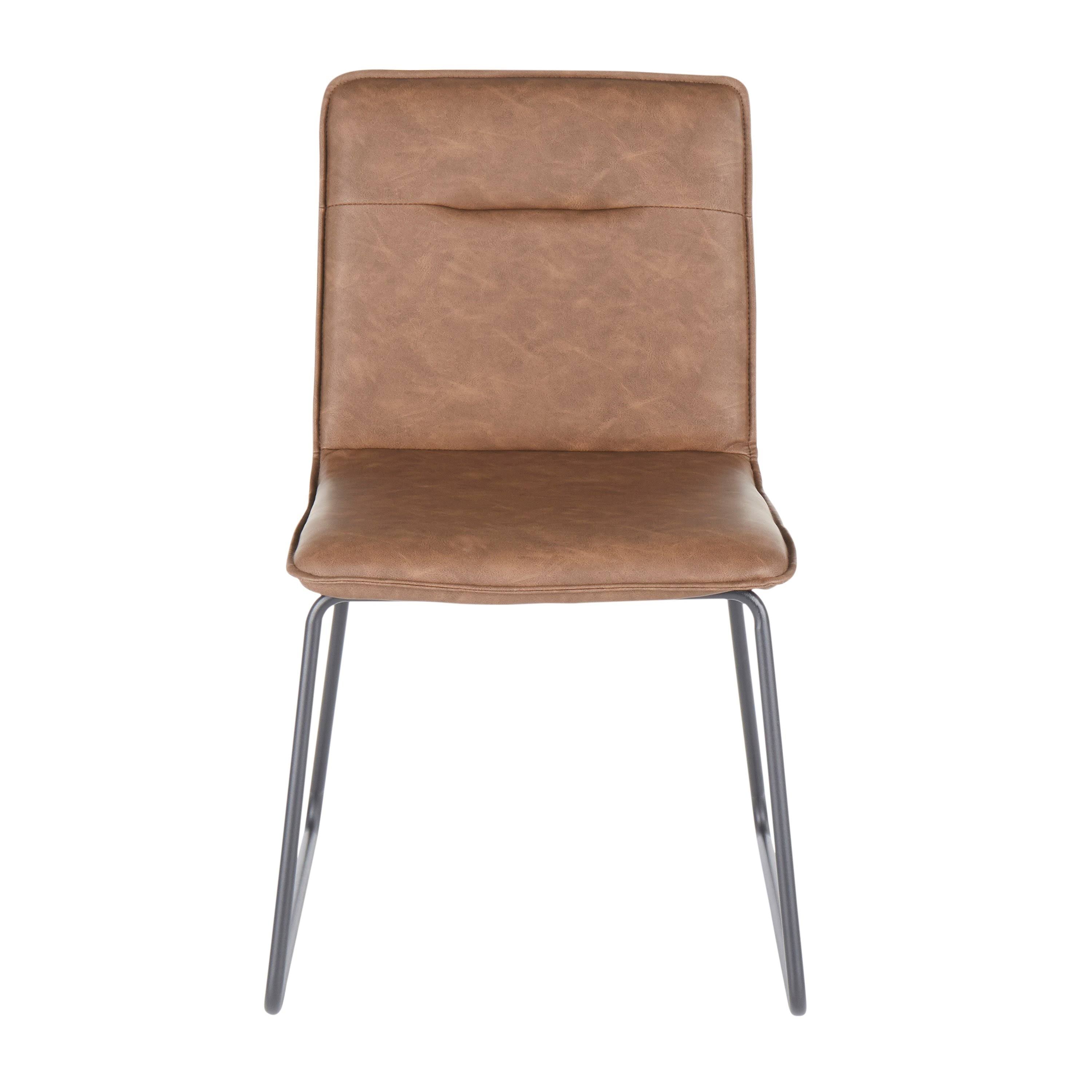 Black Espresso Chair Set of 2 J535