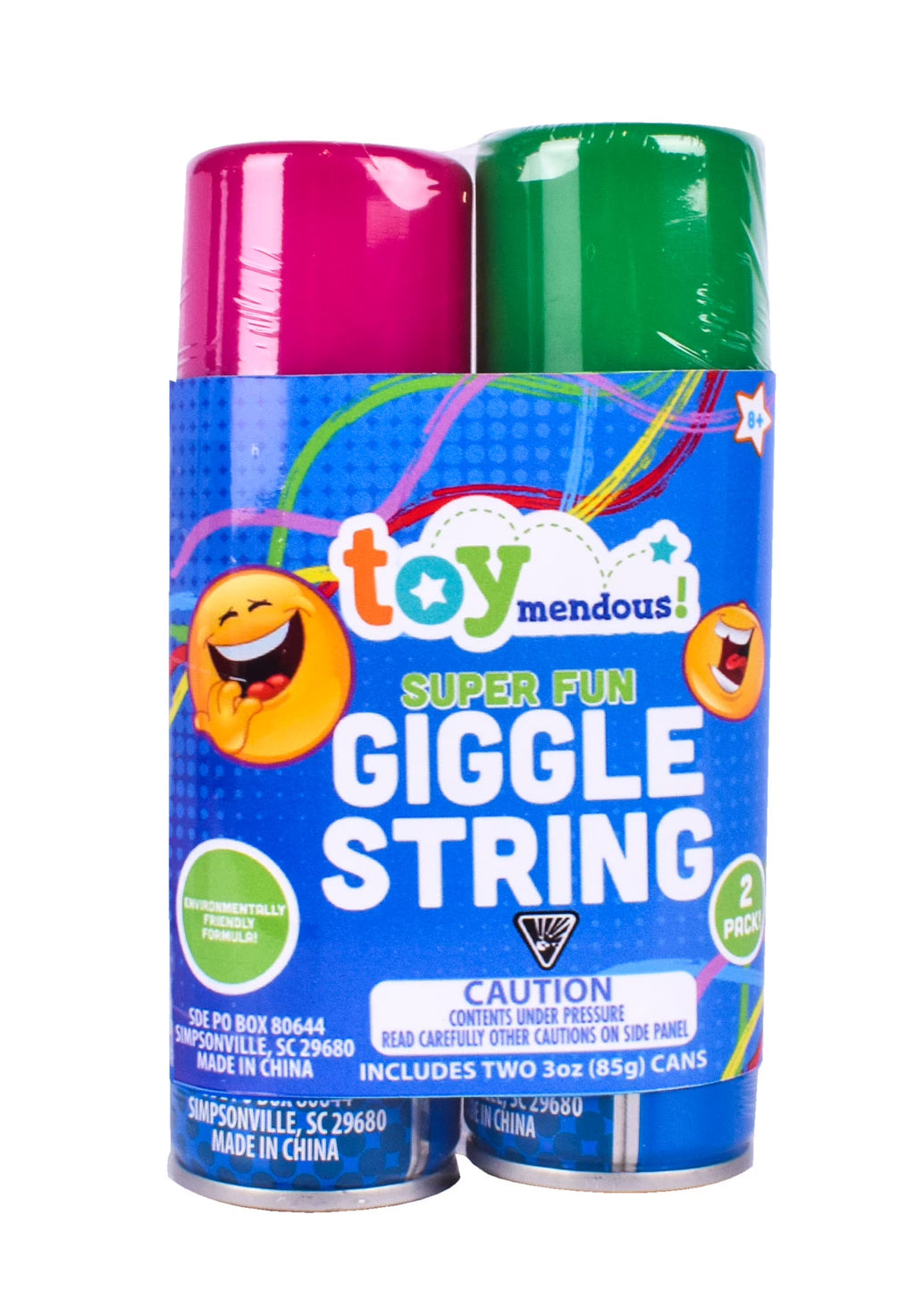 Giggle String 2-Pack 3 oz Bright Colors G218876