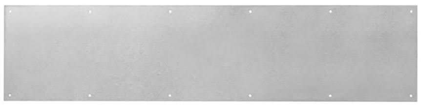 Metal Kick Plate Satin Stainless Steel 12 x 26 D28495
