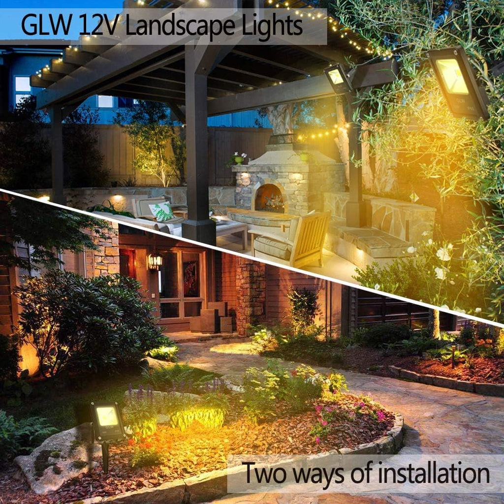 3000K Warm White 10W Outdoor Spotlights [8 Pack] U588