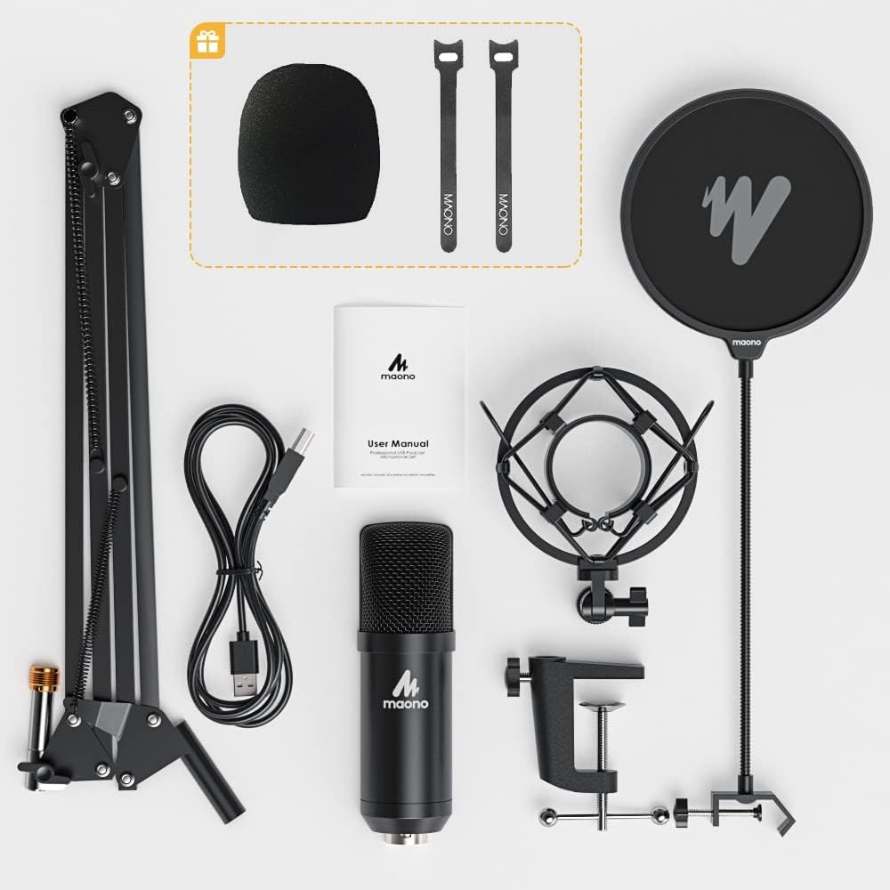 Pack of 2 USB Condenser Microphone Kit L306399