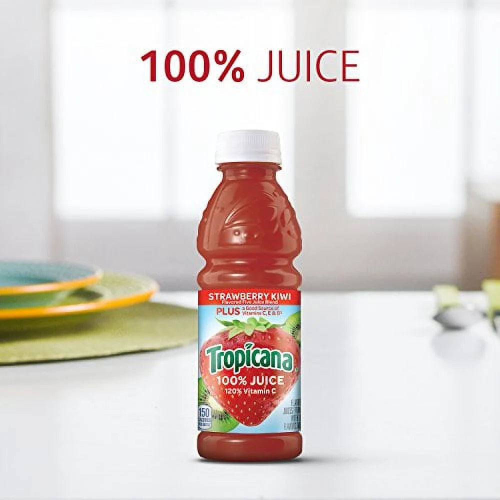 Strawberry Kiwi Juice, 10 Fl Oz (Pack of 15) A9856