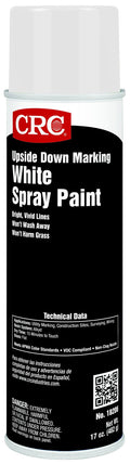 White 17 oz Aerosol Marking Spray Paint B5479