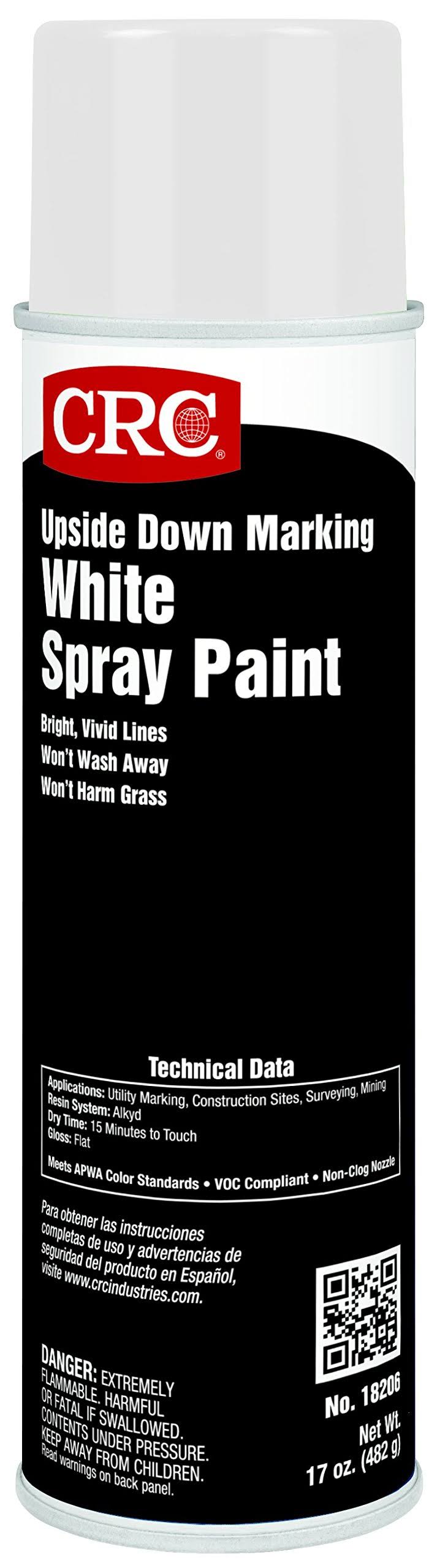 White 17 oz Aerosol Marking Spray Paint B5479