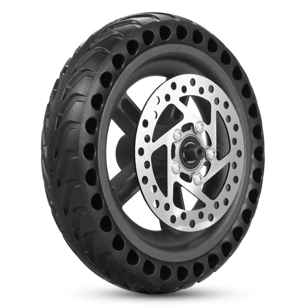 8.5 inches Solid Electric Scooter Rear Tire with Wheel Hub Disc Brake Set A169471