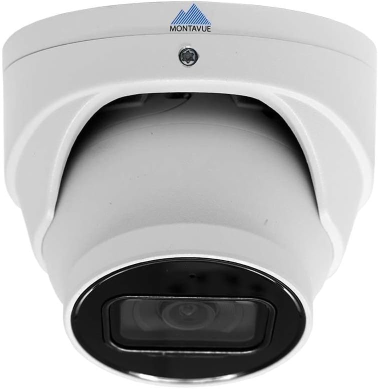 4K 8ch NVR PoE IP Camera System with 4 8MP Audio Turret Cameras, 2TB Hard Drive Z176