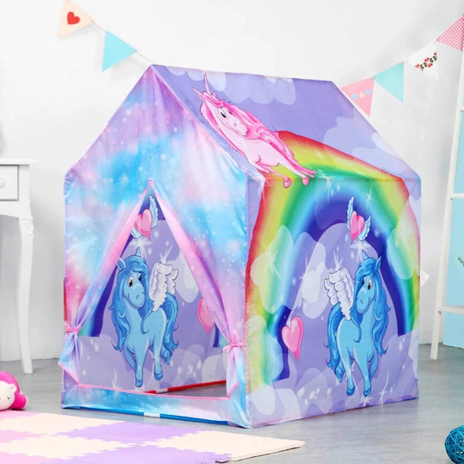 Unicorn Princess Castle Play Tent D3670