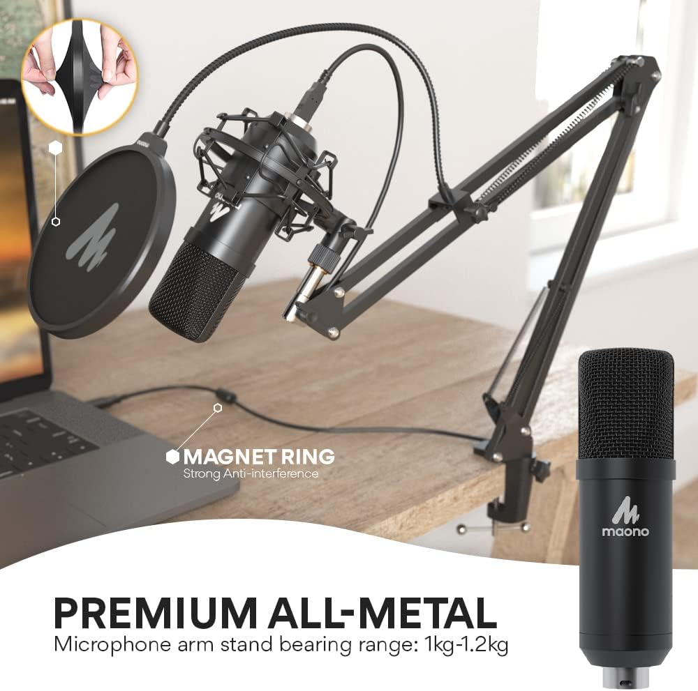 Pack of 2 USB Condenser Microphone Kit L306399