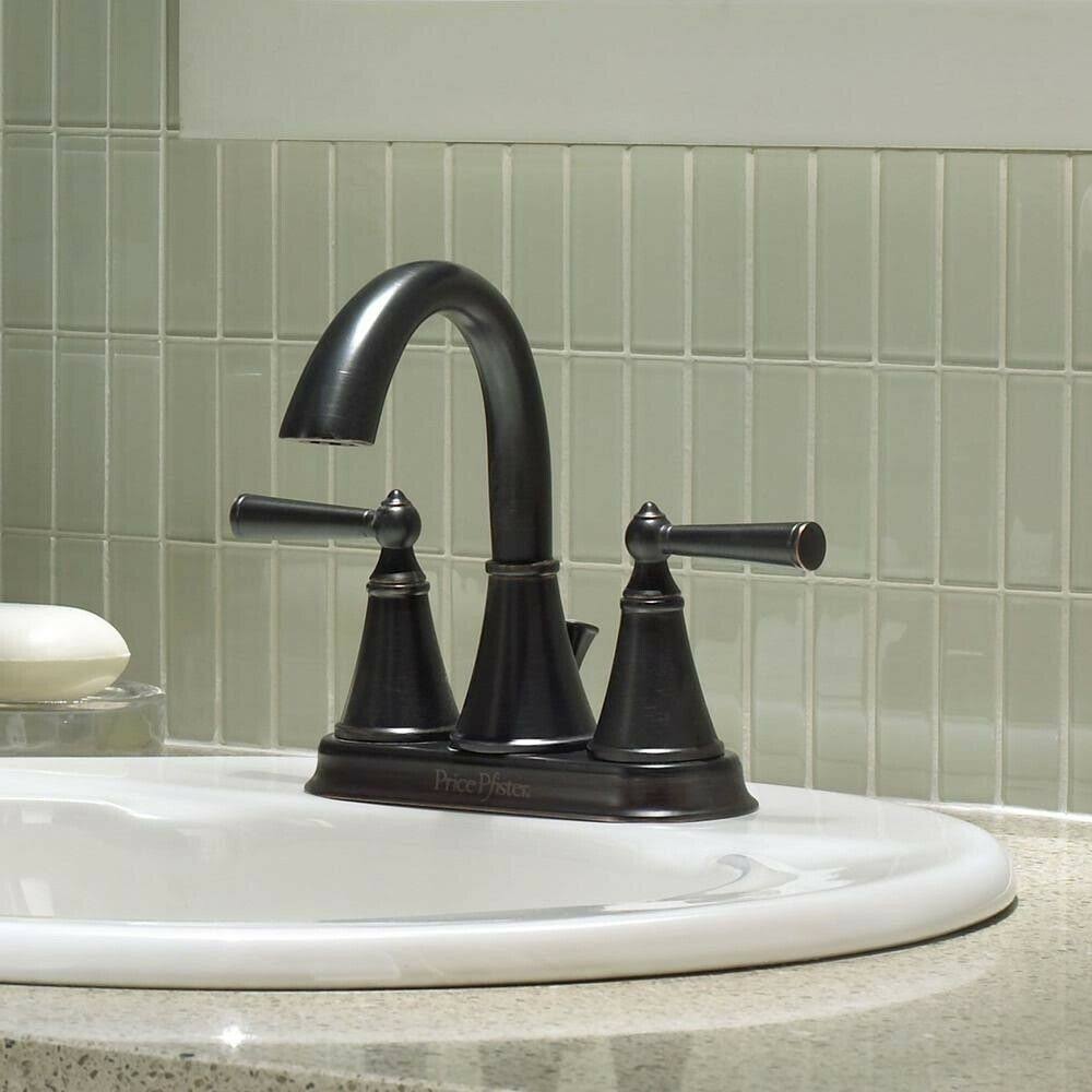 Tuscan Bronze Centerset Bathroom Faucet S27279