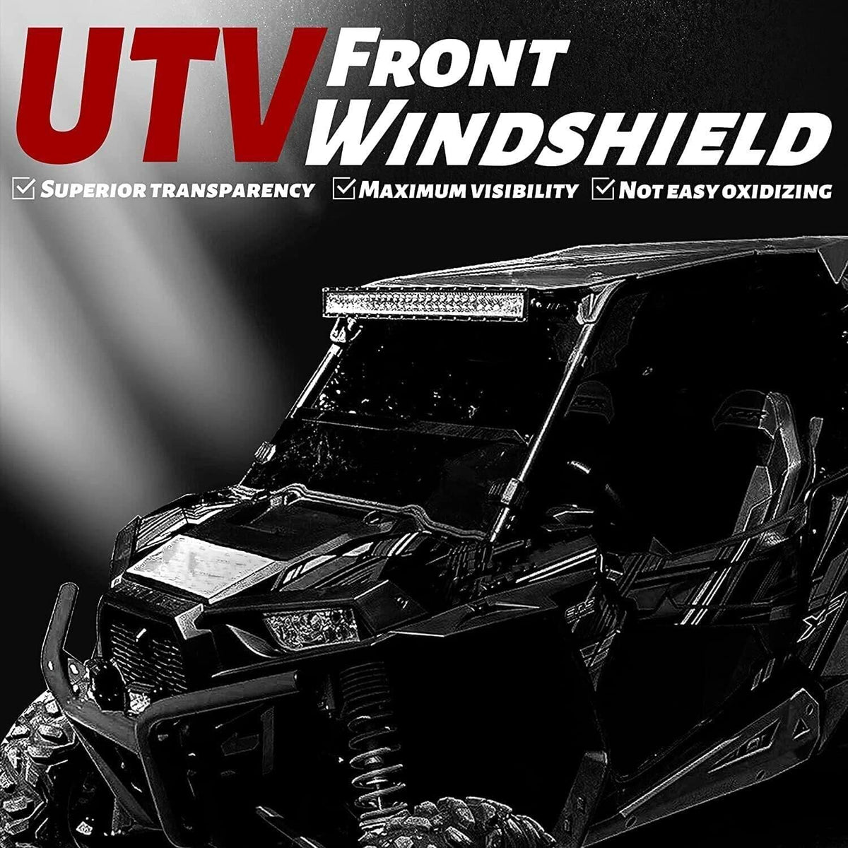 Front and Rear Windshield for Polaris Ranger XP 1000 F90963
