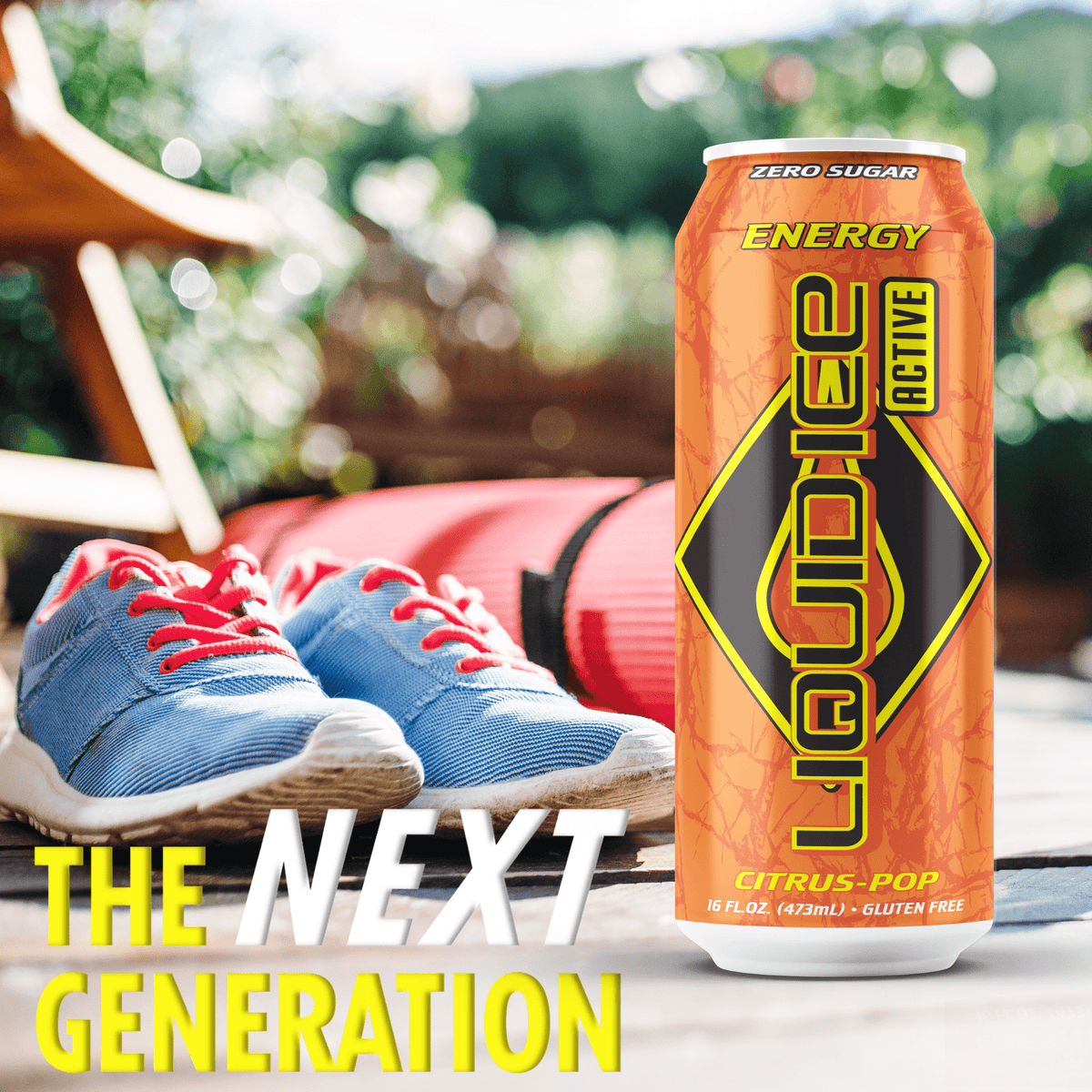 Citrus Pop Energy Drink, 16 Oz Cans (12 Pack) Y4442
