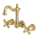 Polished Brass Wall Mount Bathroom Faucet S516802