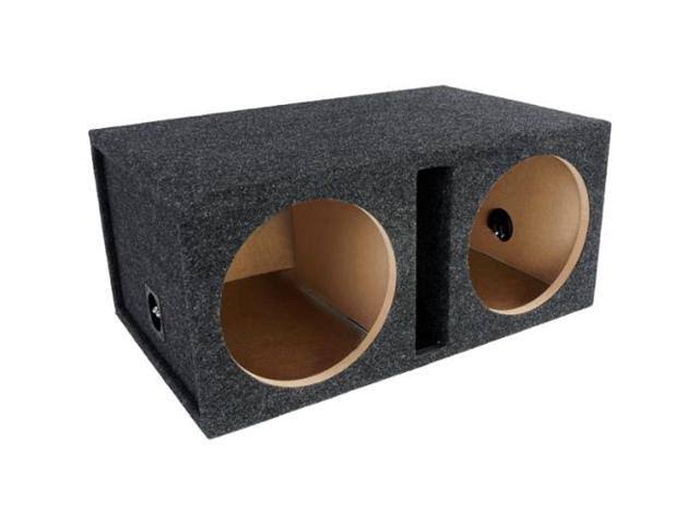 12 Dual Vented Square Box Round Cut Enclosure H2213