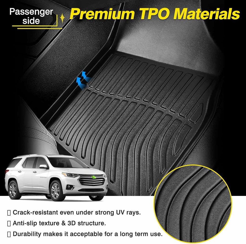 All Weather Heavy Duty Floor Mat for Chevrolet Traverse K4720
