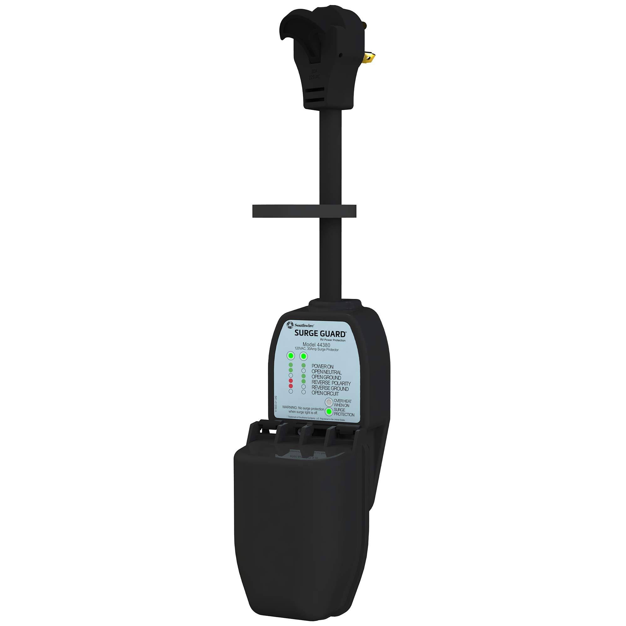 Portable Surge Guard with Enhanced Diagnostics, 120V, 30A, 2100 Joules F9450