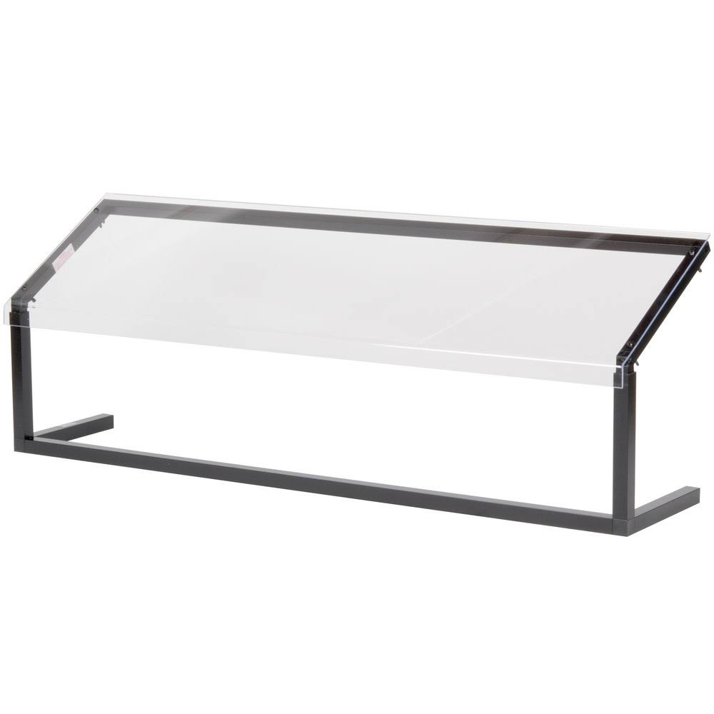 Black 60x22 Adjustable Sneeze Guard T4761