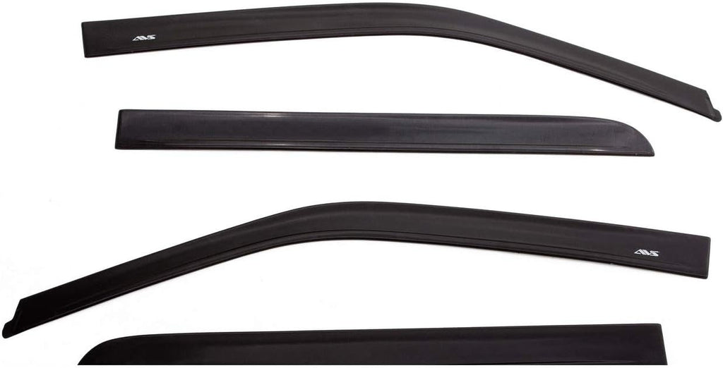 Low Profile Dark Smoke Side Window Deflector, 4-Piece Set I674775