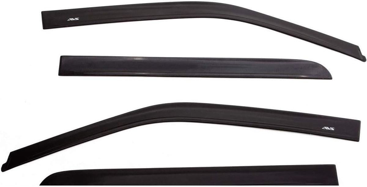 Low Profile Dark Smoke Side Window Deflector, 4-Piece Set I674775