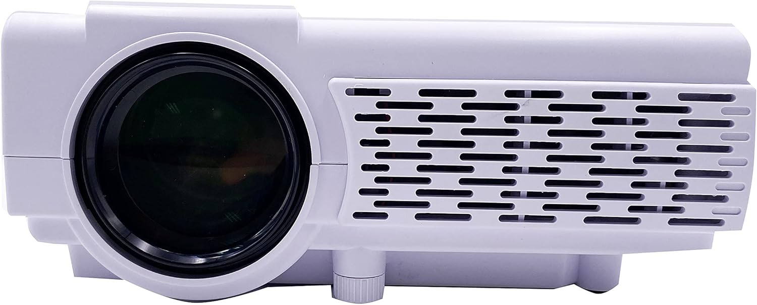 White HD LED Home Projector O32274