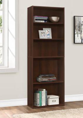 Cherry 72 inch 5 Shelves Bookcase S82820