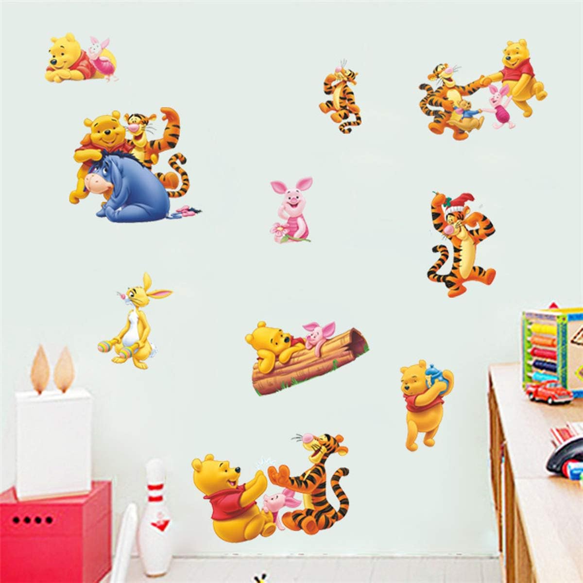 Pack of 2 Self-Adhesive PVC Wall Sticker O9558