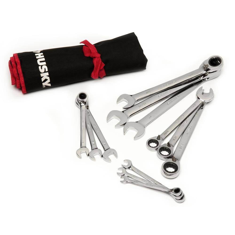 12-Piece SAE Reversible Ratcheting Wrench Set T846737