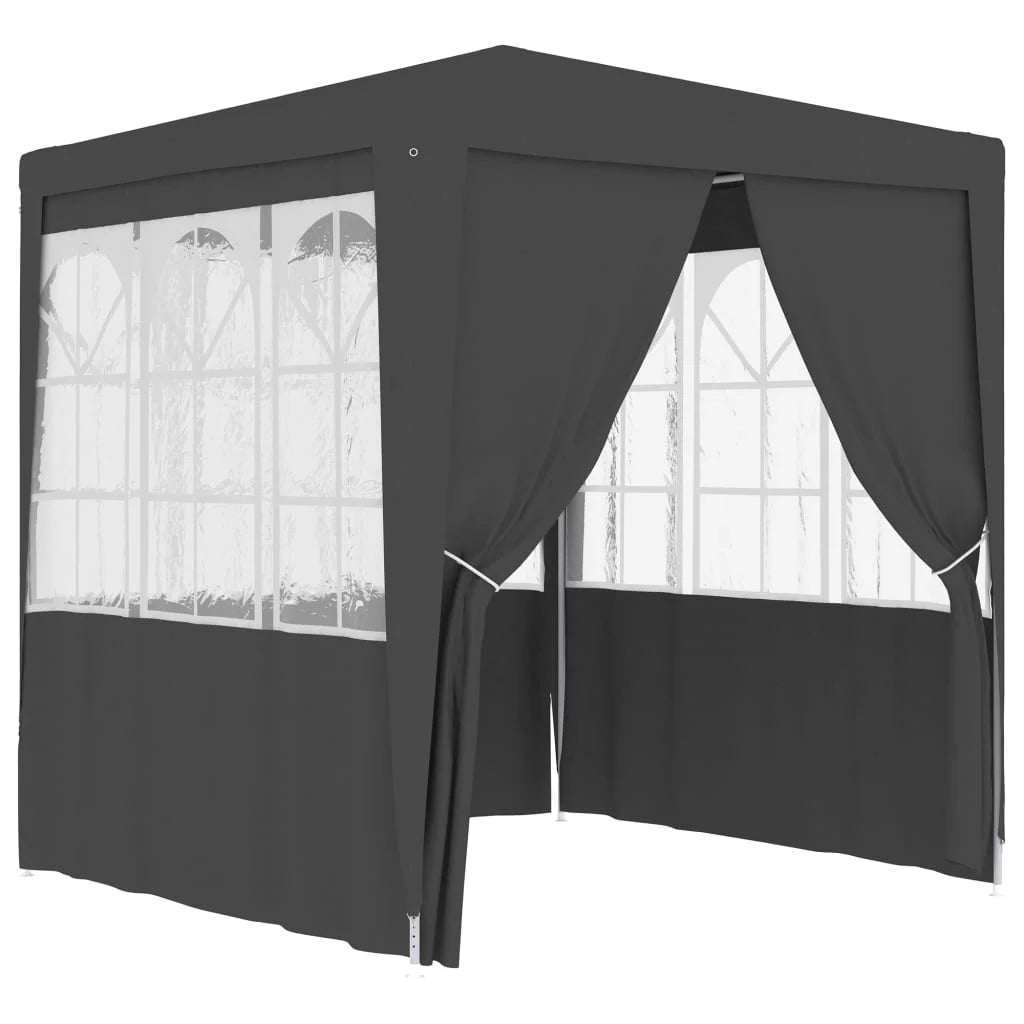 Party Tent with Side Walls 6.6'x6.6' Anthracite E542