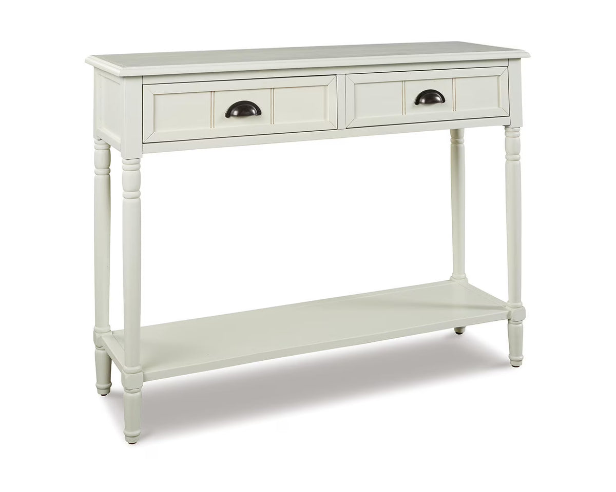 White Sofa Console Table D7873