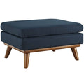Azure Fabric Ottoman A2928