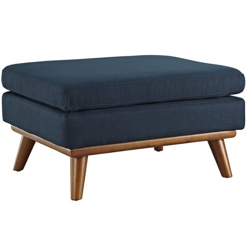 Azure Fabric Ottoman A2928