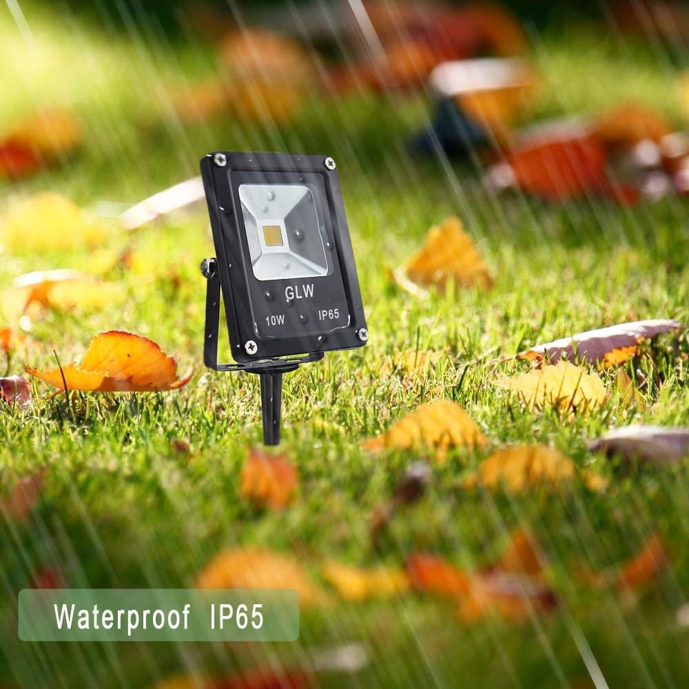 3000K Warm White 10W Outdoor Spotlights [8 Pack] U588
