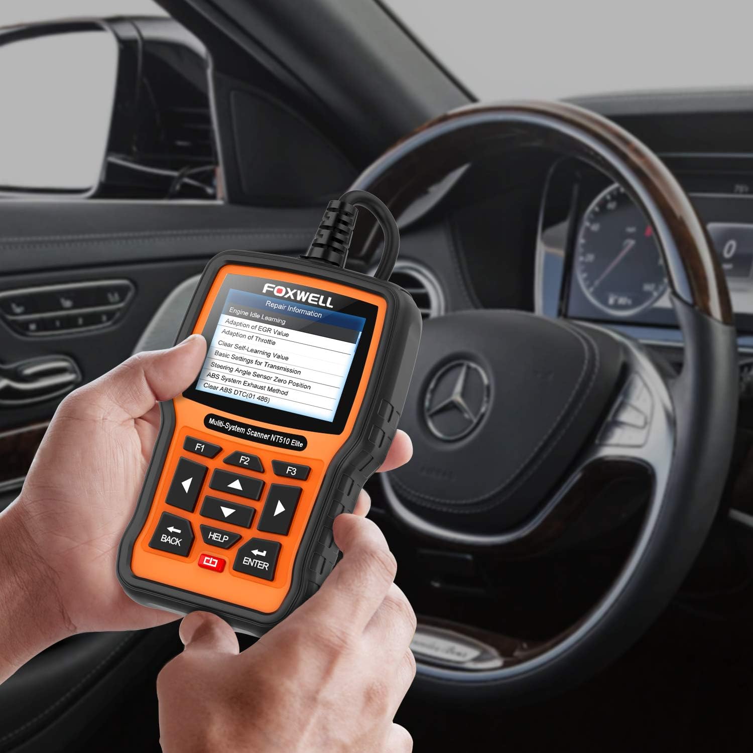 NT510 Elite All System Diagnostic Tool for Mercedes Benz Code Reader Scan Tool V1225