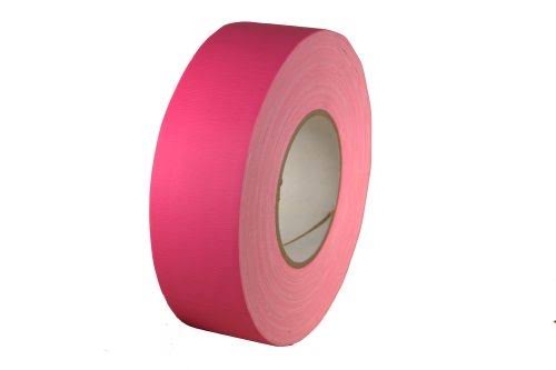 Fluorescent Pink Gaffers Duct Tape 2 inch x 60 Yards 24 Roll/Case F6808