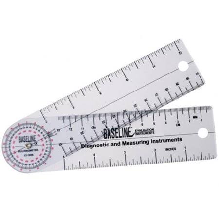 6 in. Clear Plastic Rulongmeter F204401
