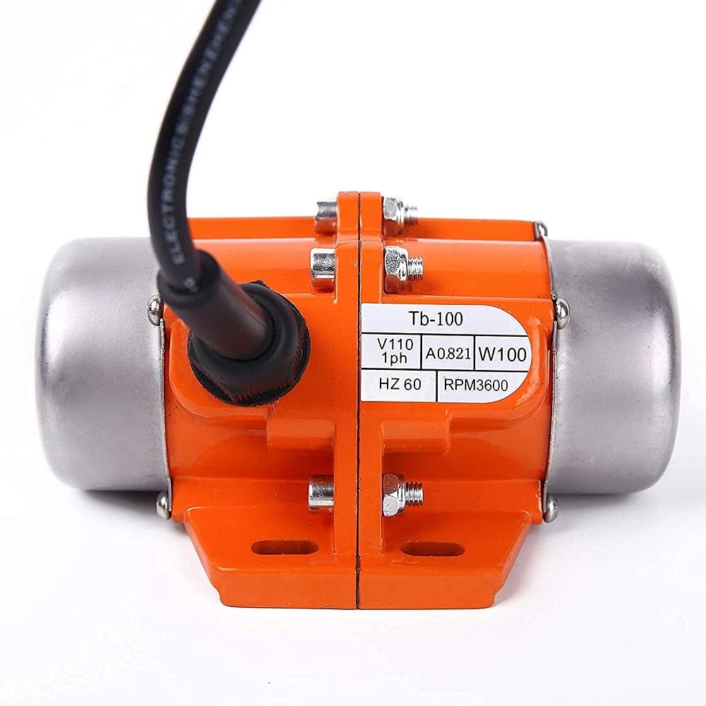 Concrete Vibrator AC 110V 100W Single Phase Aluminum Alloy Case 3600rpm IP65 Waterproof Pack of 2 W95760