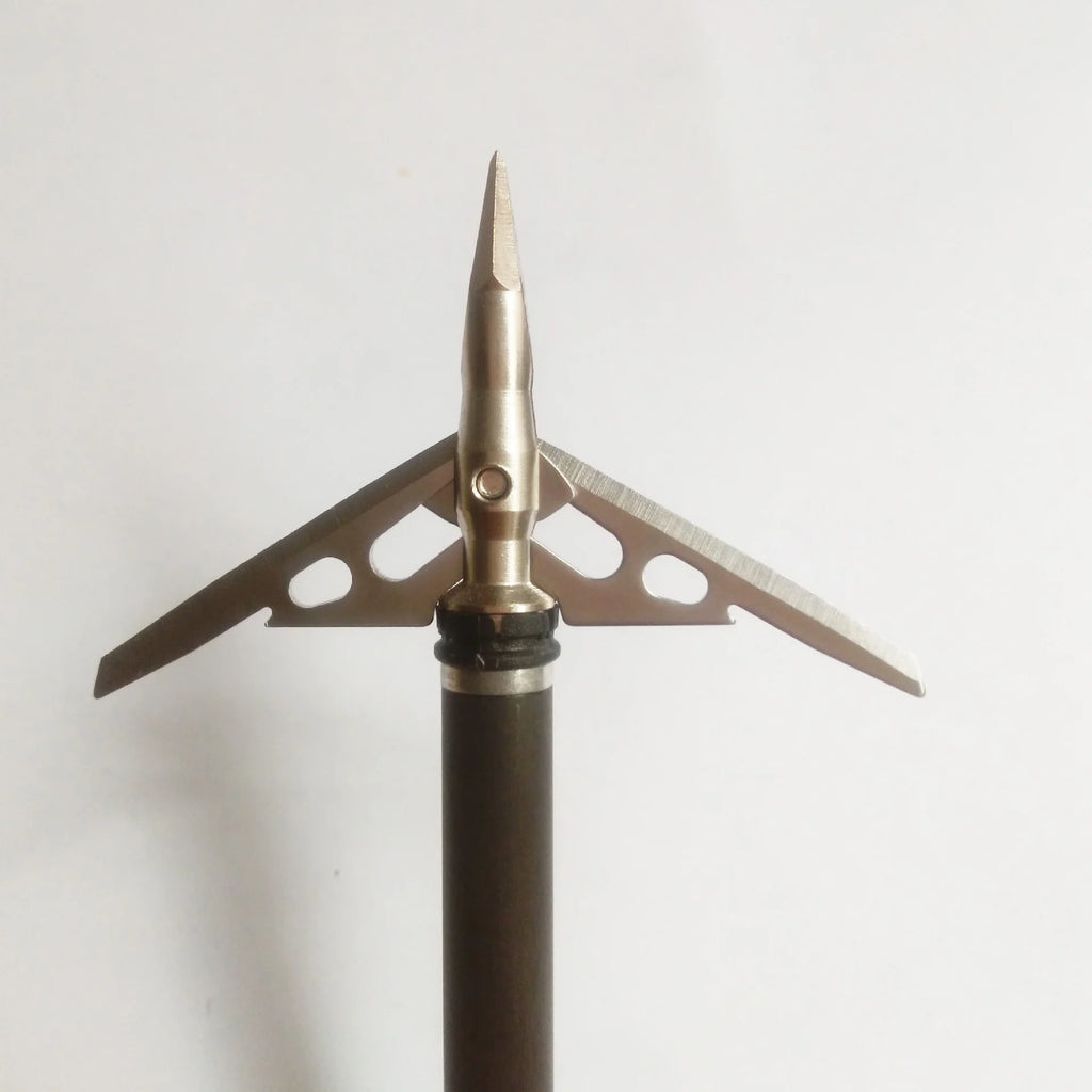 12Pcs 2-Blade Screw-In Arrowheads I34135