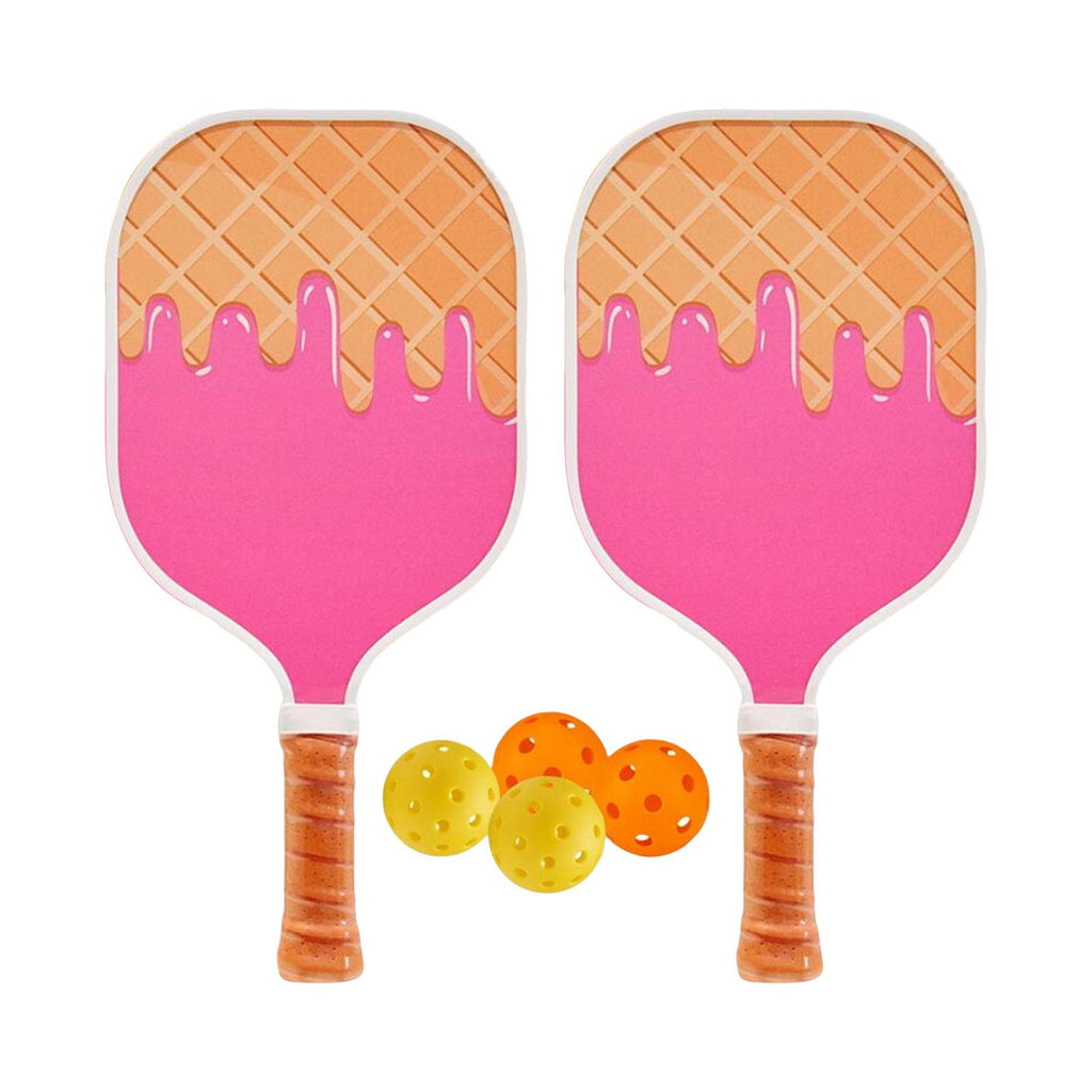 Pickleball Paddle Set with 4 Pickleballs Comfort Grips G15225