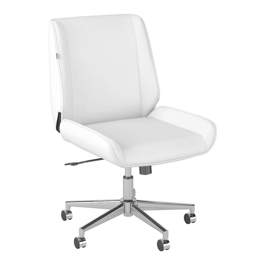 Light Gray Leather Office Chair C51026
